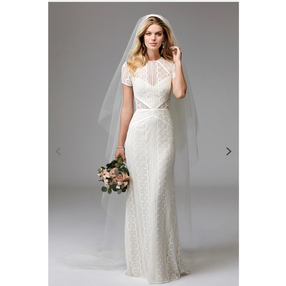 Never worn, unaltered W. Too Lenora gown. - Picture 6 of 8